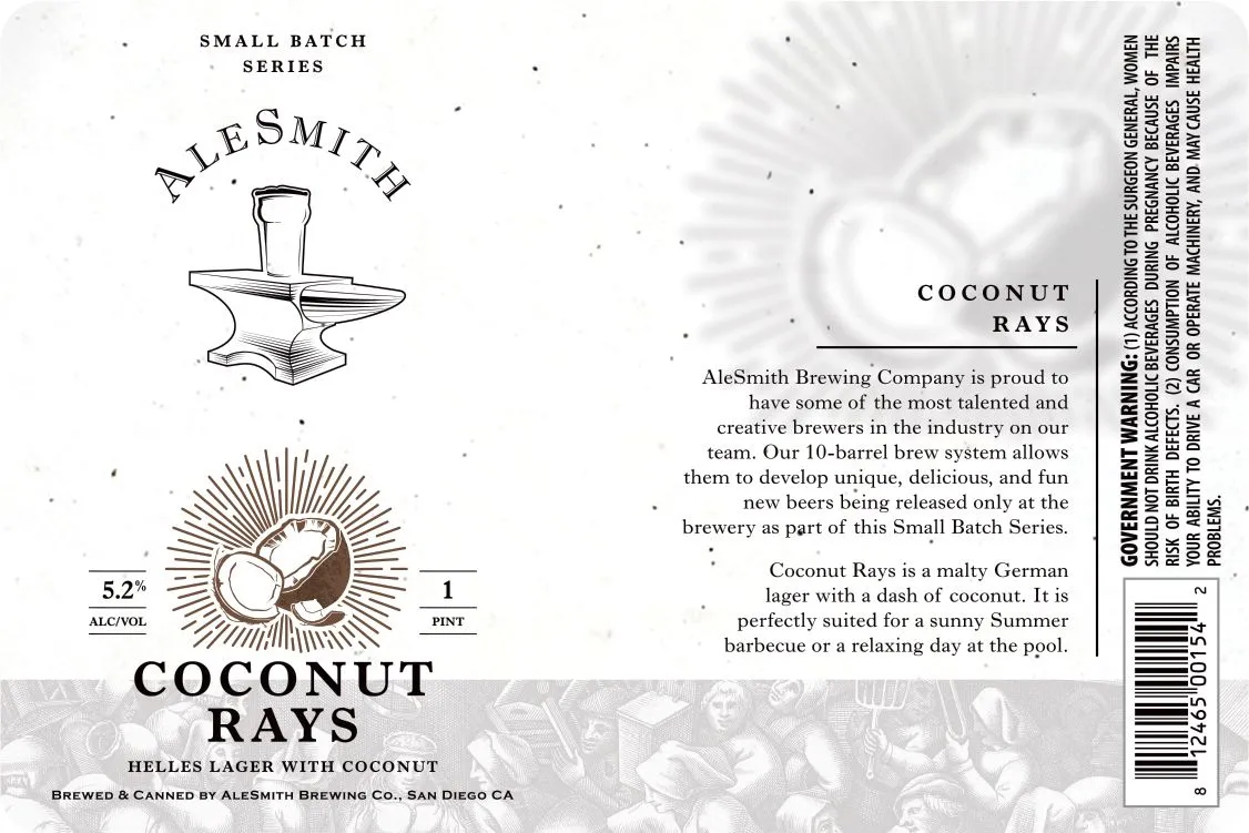 Coconut Rays label