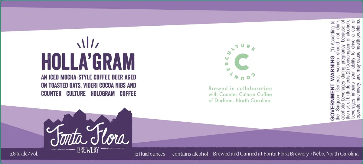 Holla'Gram label