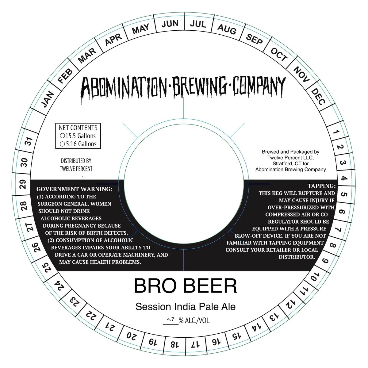 Bro Beer label