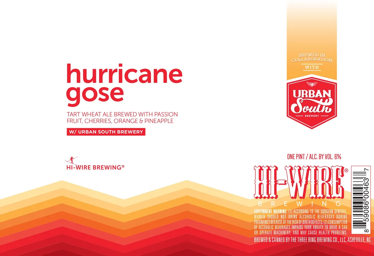 Hurricane Gose label