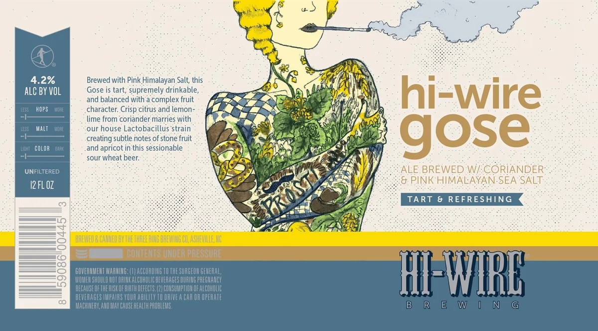 Hi-Wire Gose label