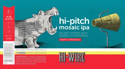 Hi-Pitch Mosaic IPA label