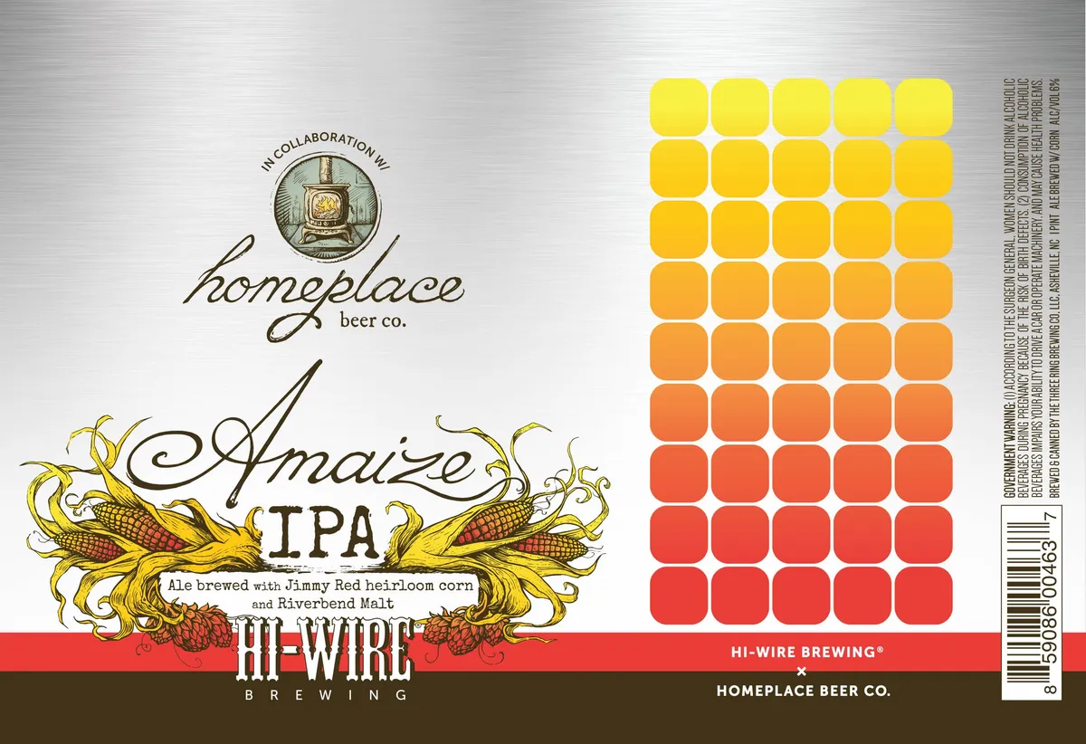 Amaize IPA label