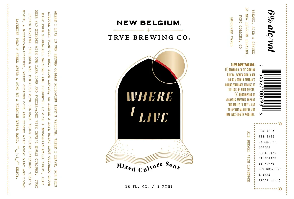 Where I Live label