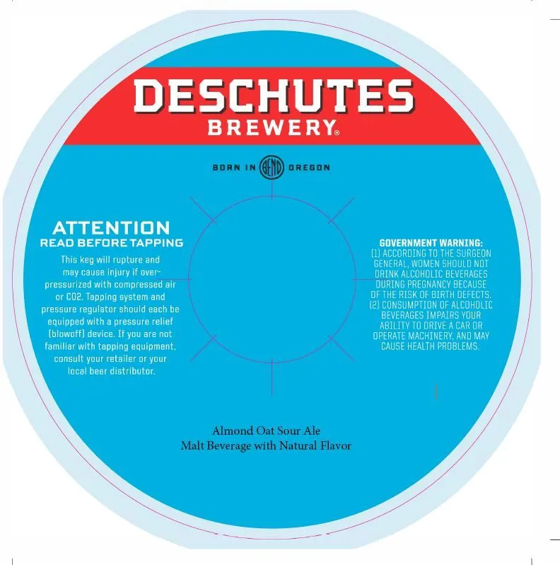 Almond Oat Sour Ale label