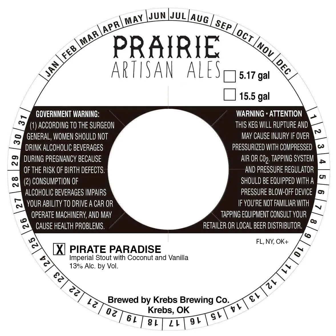 Pirate Paradise label