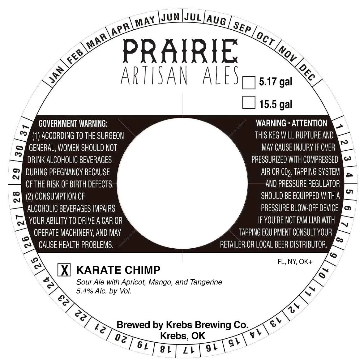 Karate Chimp label