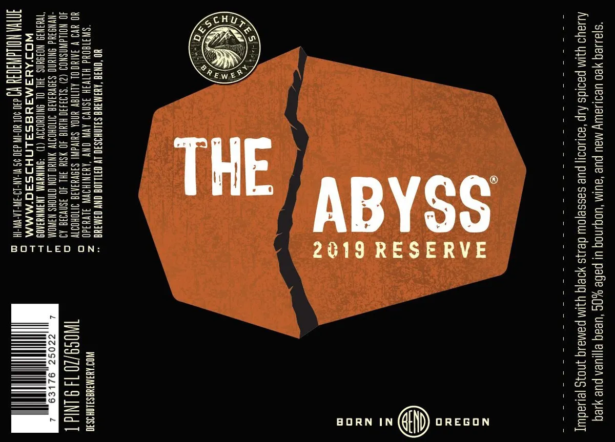The Abyss 2019 Reserve label