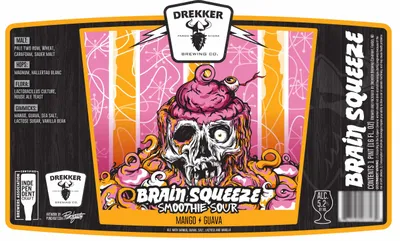 Brain Squeeze Smoothie Sour label