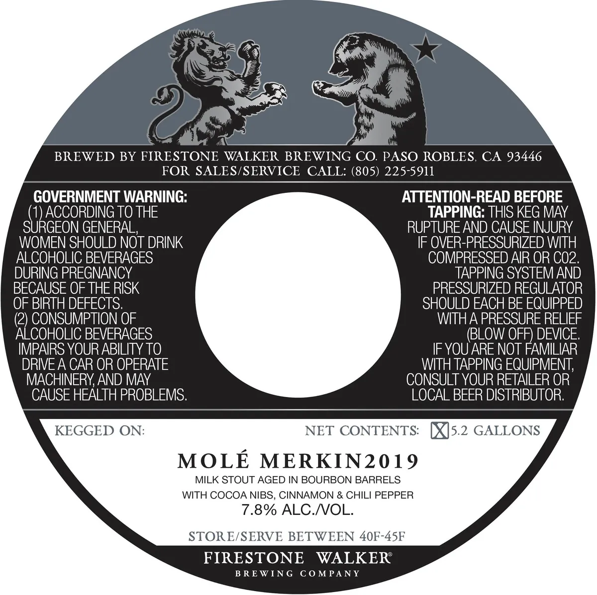 Molé Merkin 2019 label