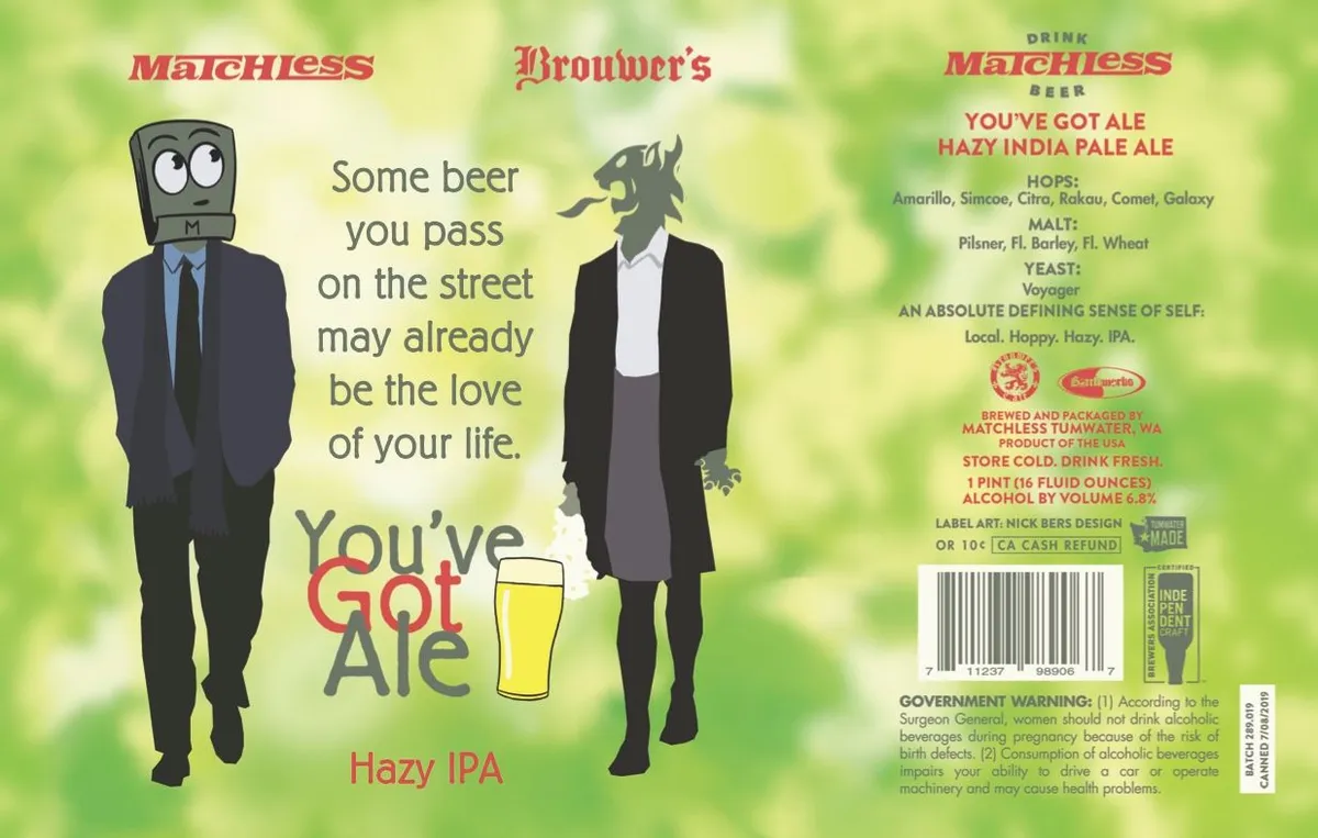 You've Got Ale Hazy IPA label
