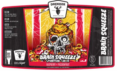 Brain Squeeze Raspberry Passionfruit Smoothie Sour label
