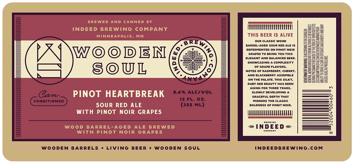 Pinot Heartbreak label