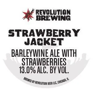 Strawberry Jacket label