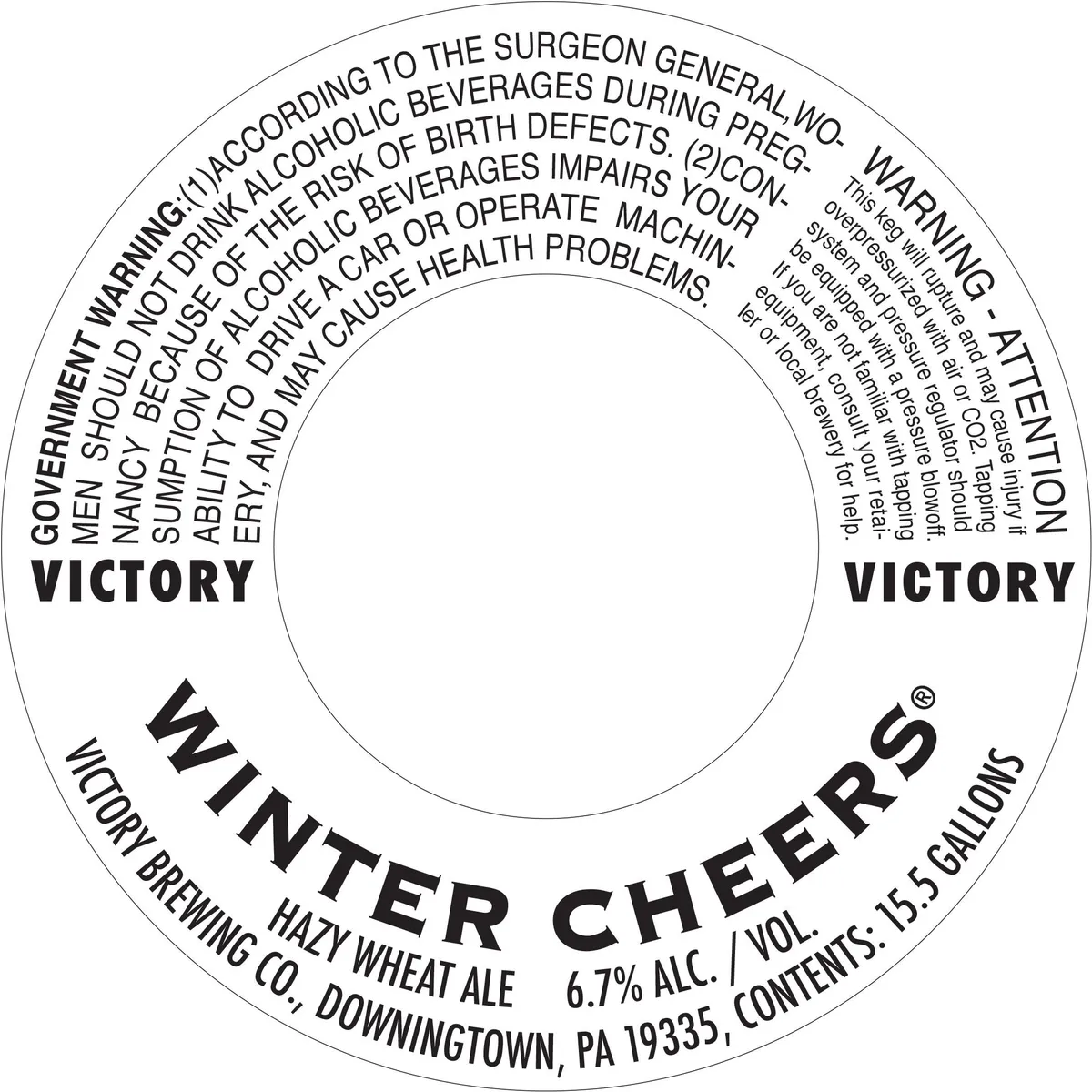 Winter Cheers label