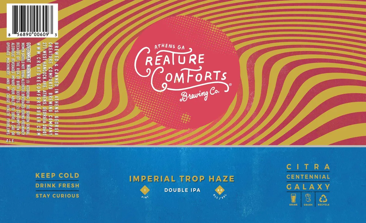 Imperial Trop Haze label