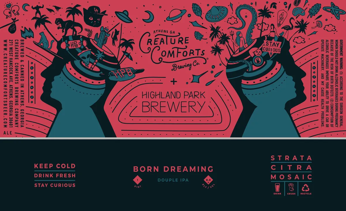 Born Dreaming label