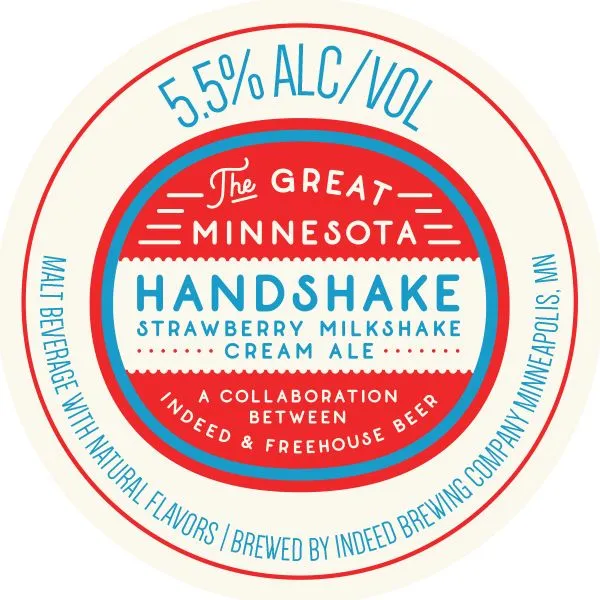 The Great Minnesota Handshake label