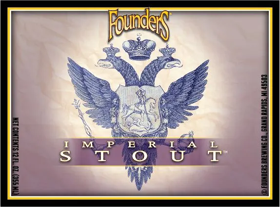 Imperial Stout label