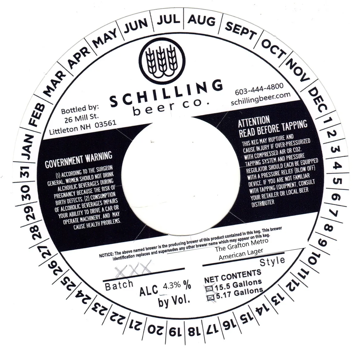 The Grafton Metro label