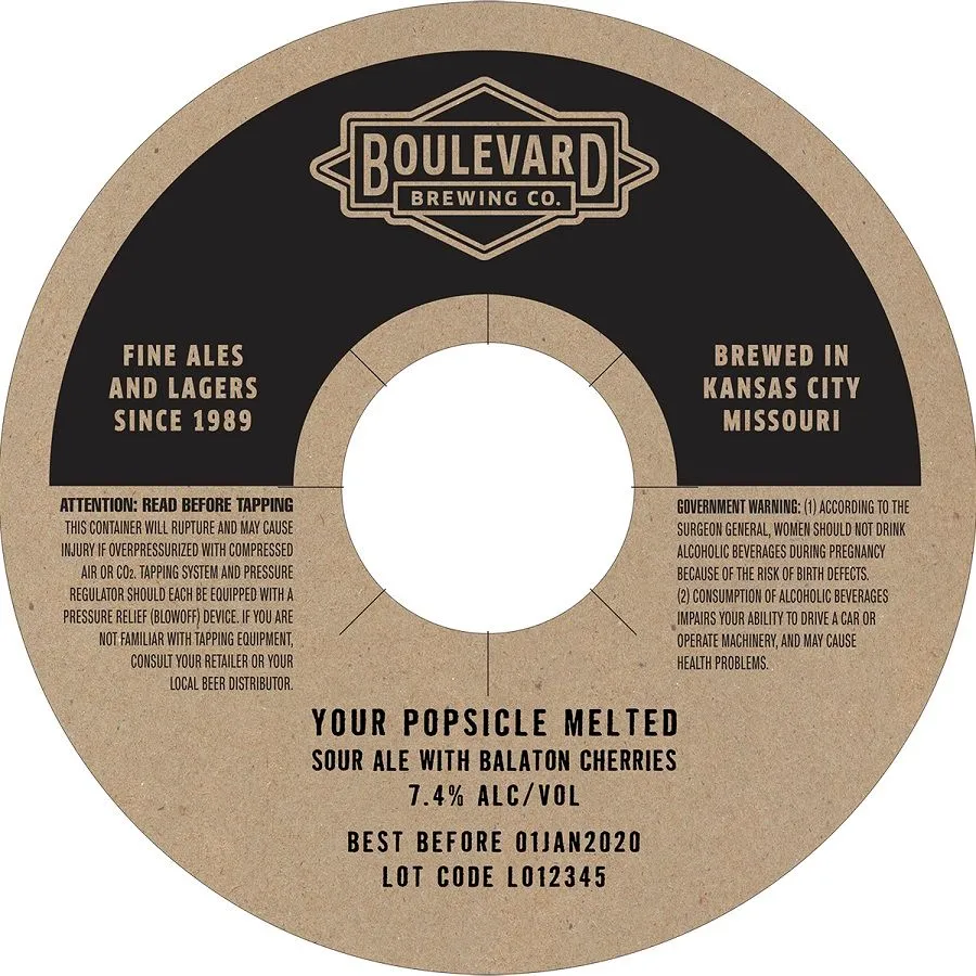Your Popsicle Melted label