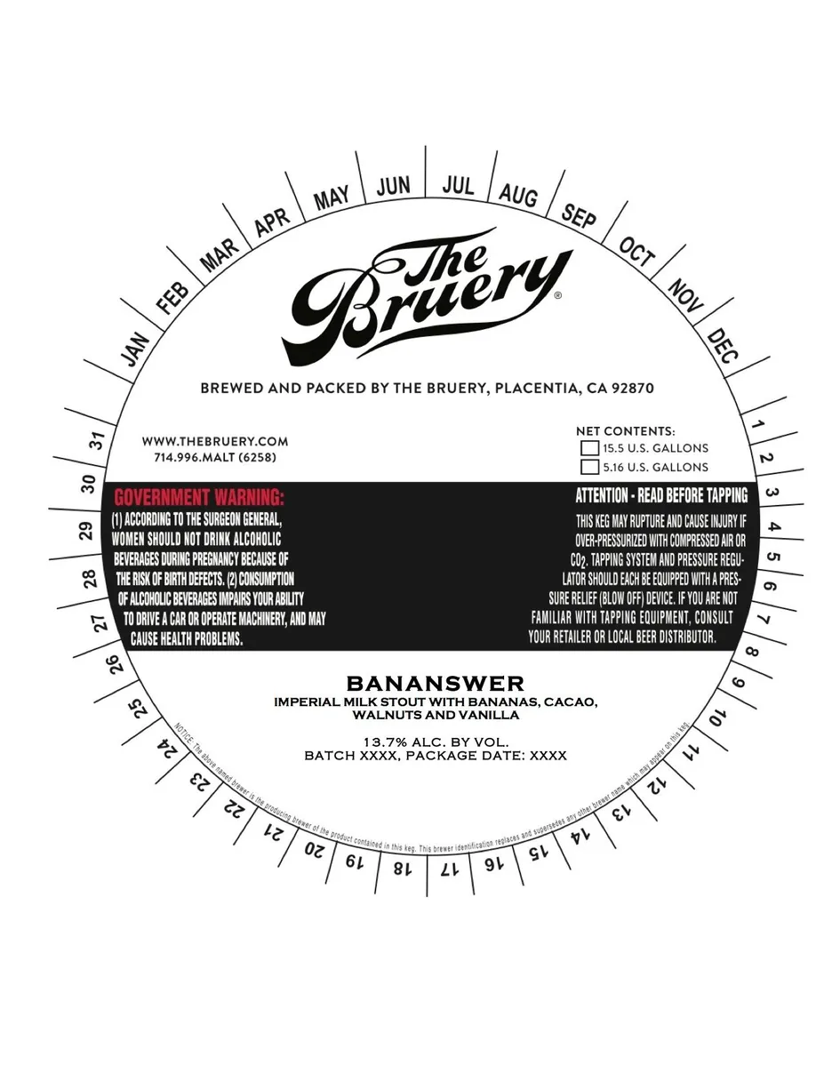 The Bananswer label