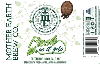 Fresh As It Gets Fresh-Hop India Pale Ale label