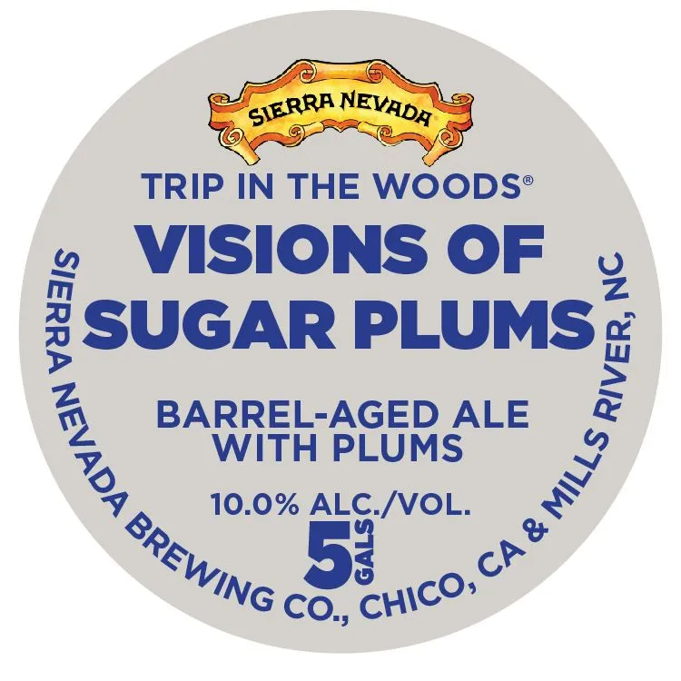 Visions of Sugar Plums label