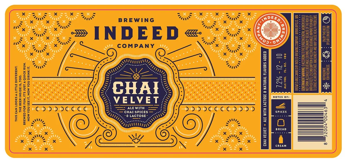 Chai Velvet label