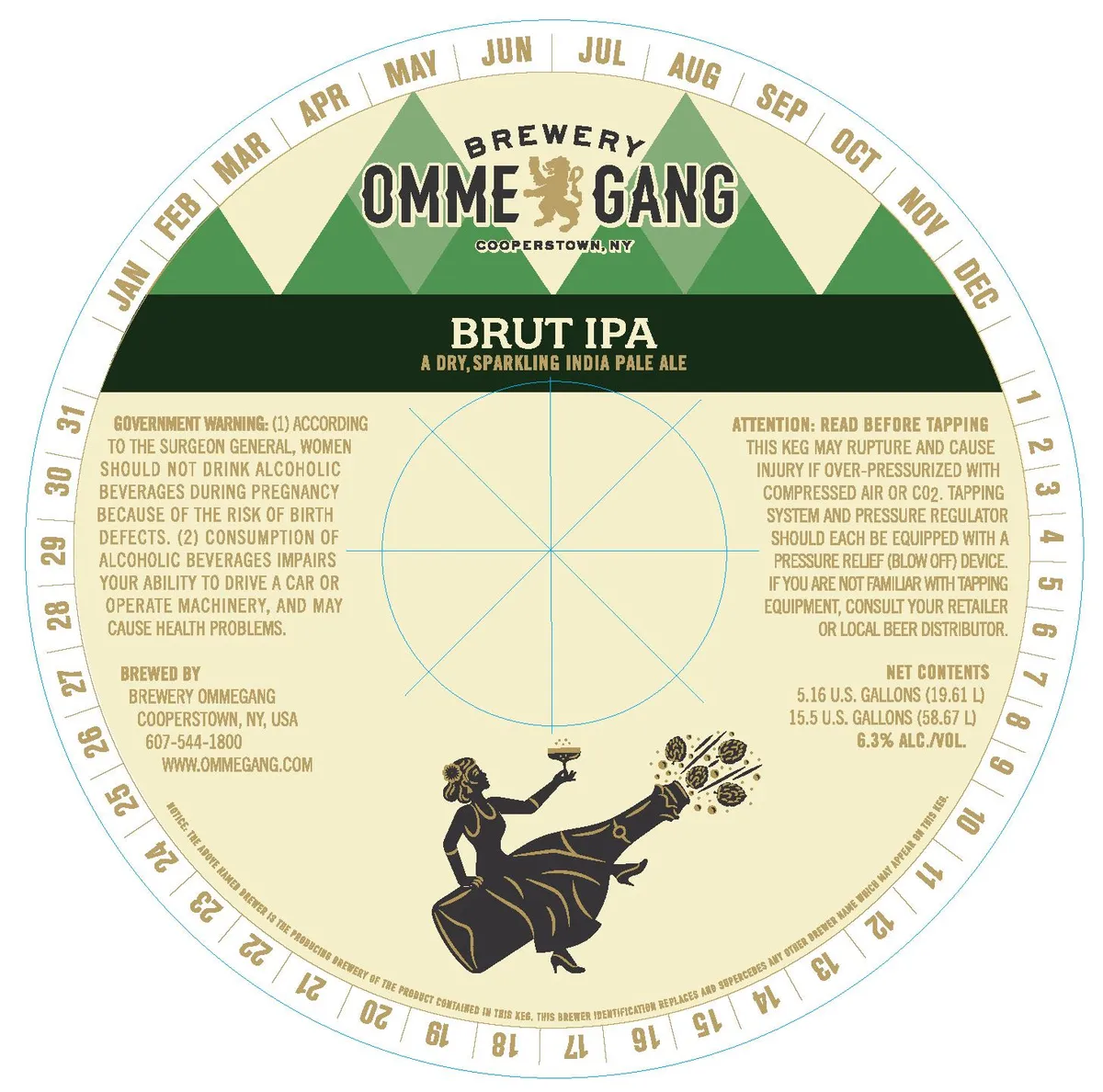 Brut IPA label