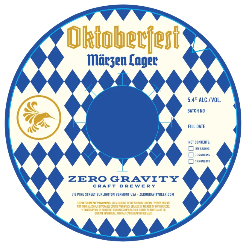 Oktoberfest Märzen Lager label