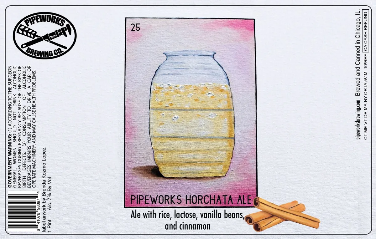 Pipeworks Horchata Ale label