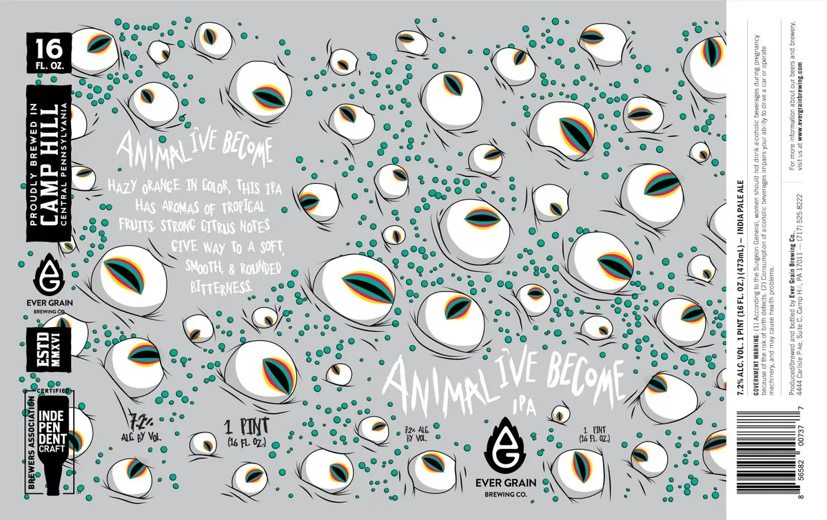 Animal I've Become IPA label