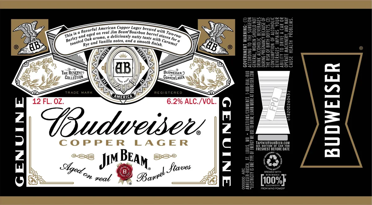Copper Lager label
