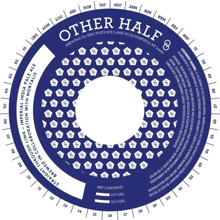 Straight Through Lima label