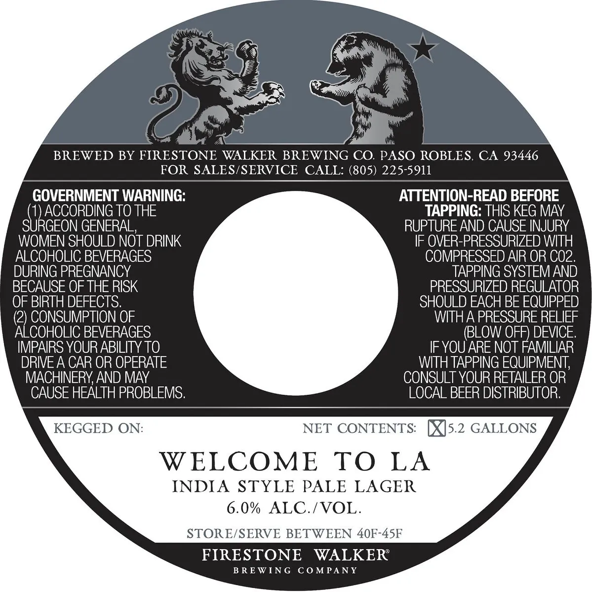 Welcome To LA label