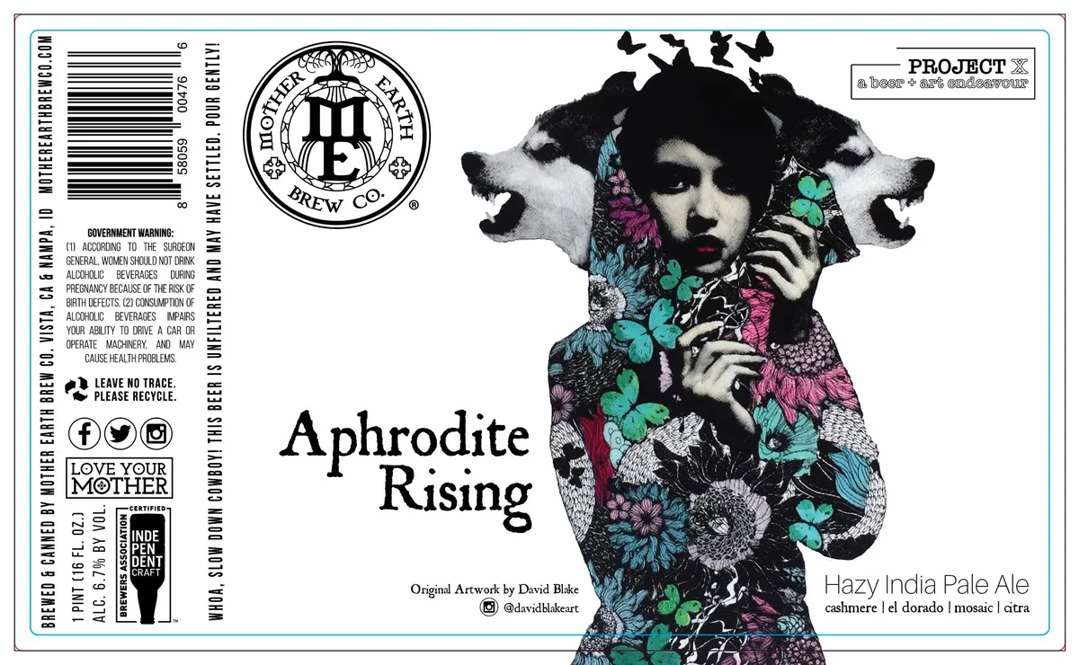 Aphrodite Rising label