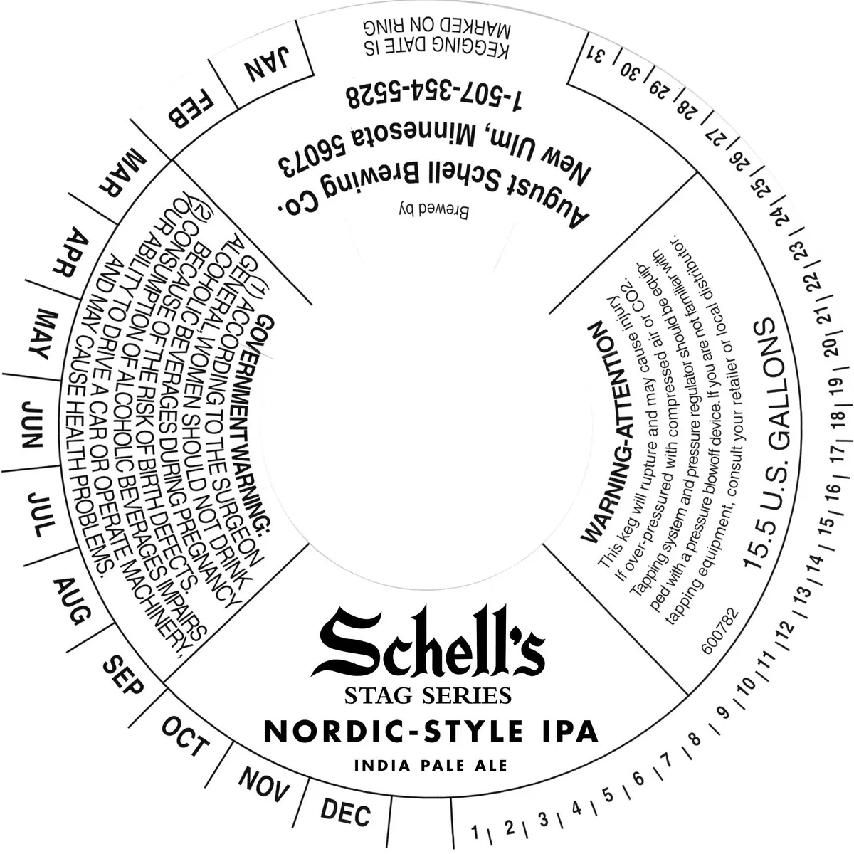 Stag Series Nordic-Style IPA label