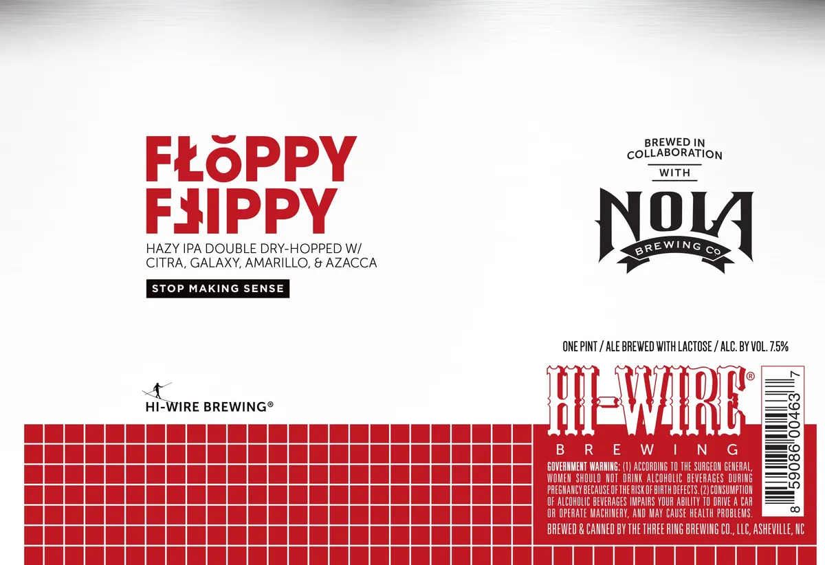 Flippy Floppy IPA label