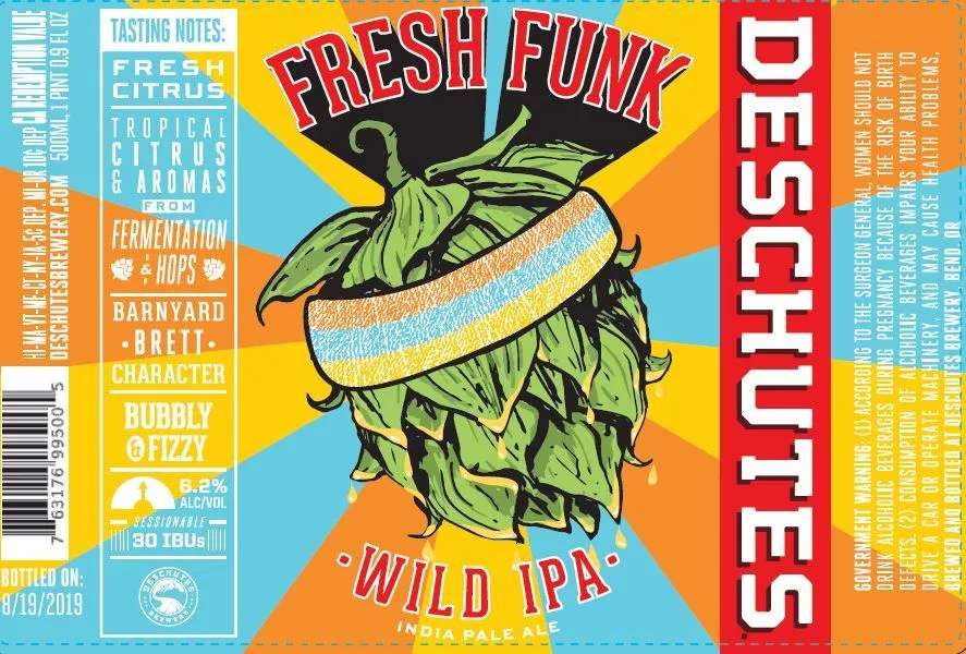 Fresh Funk Wild IPA label