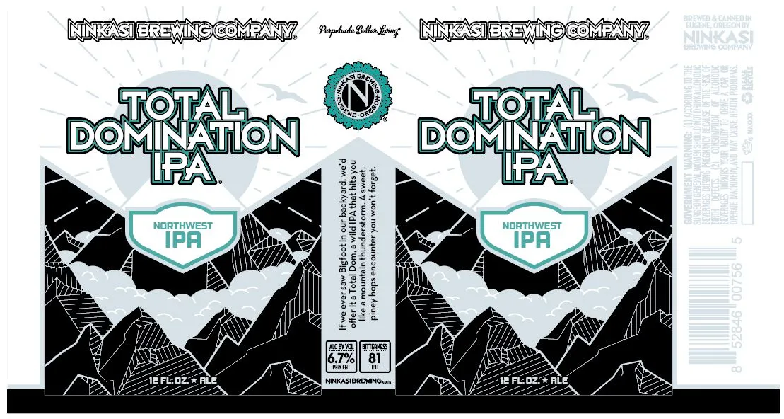 Total Domination IPA label