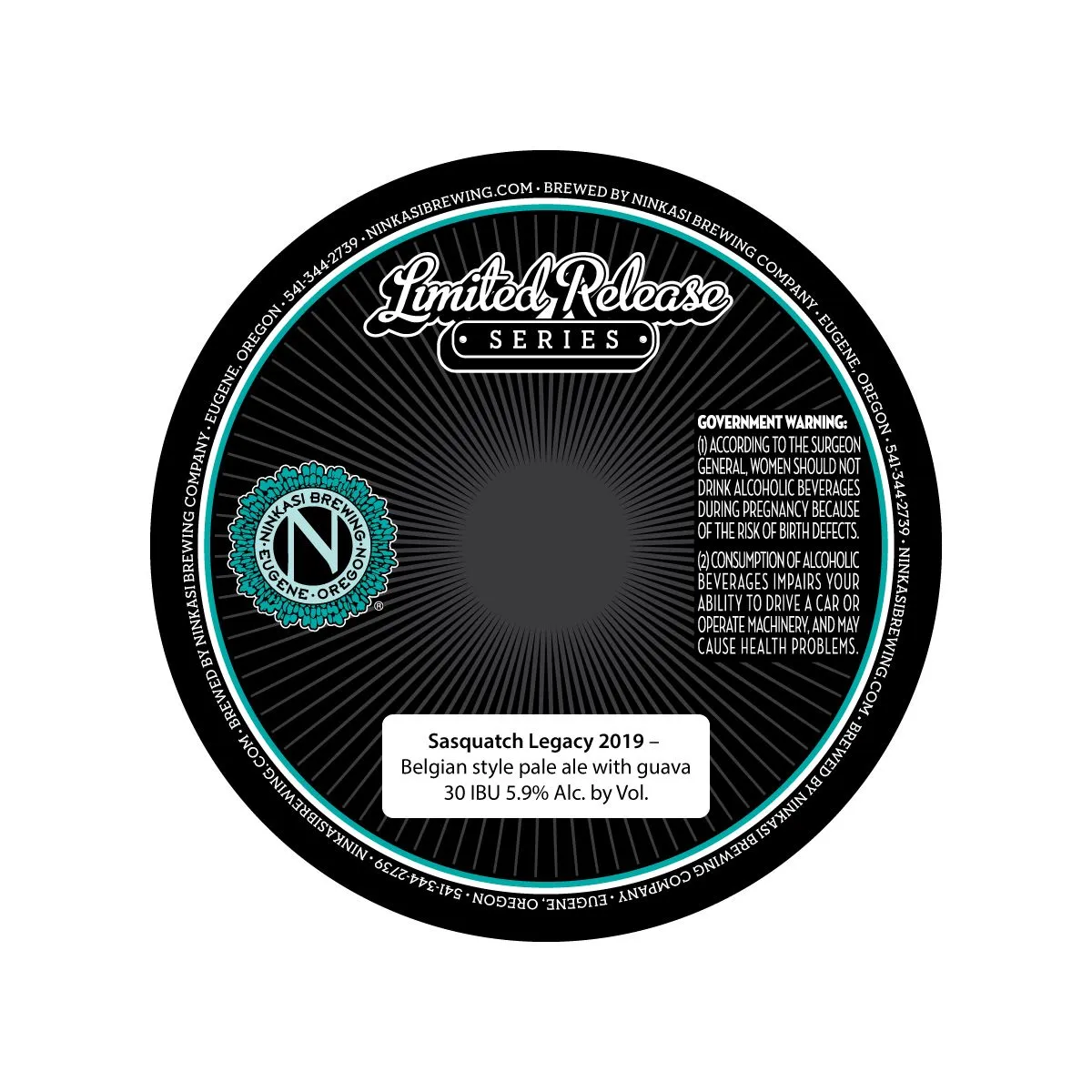 Sasquatch Legacy 2019 label