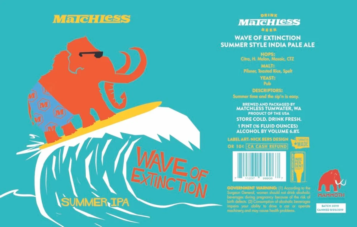 Wave of Extinction label