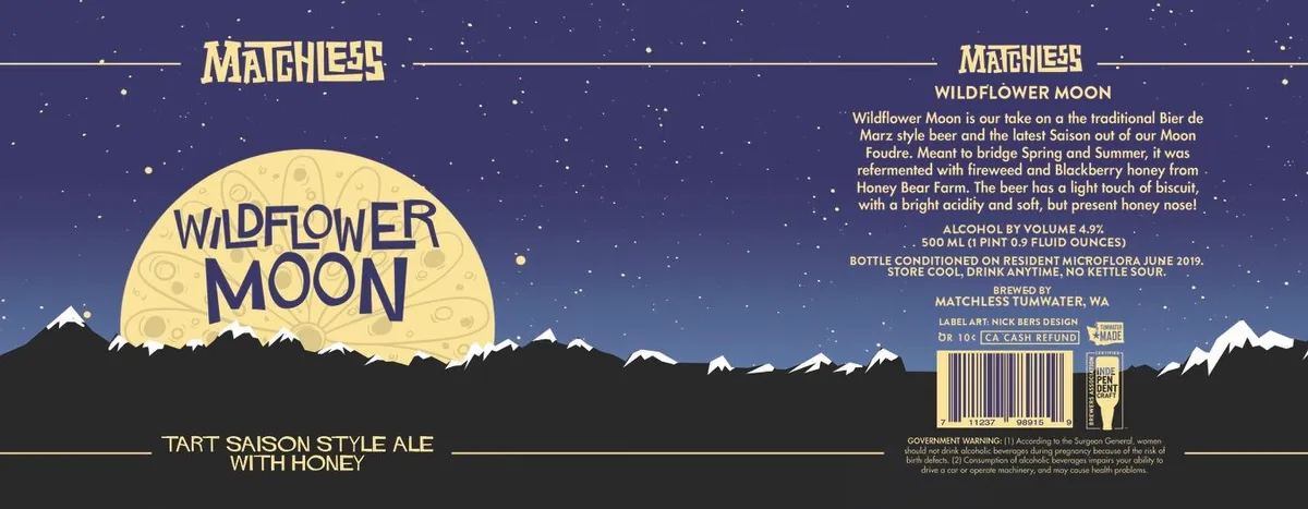 Wildflower Moon label