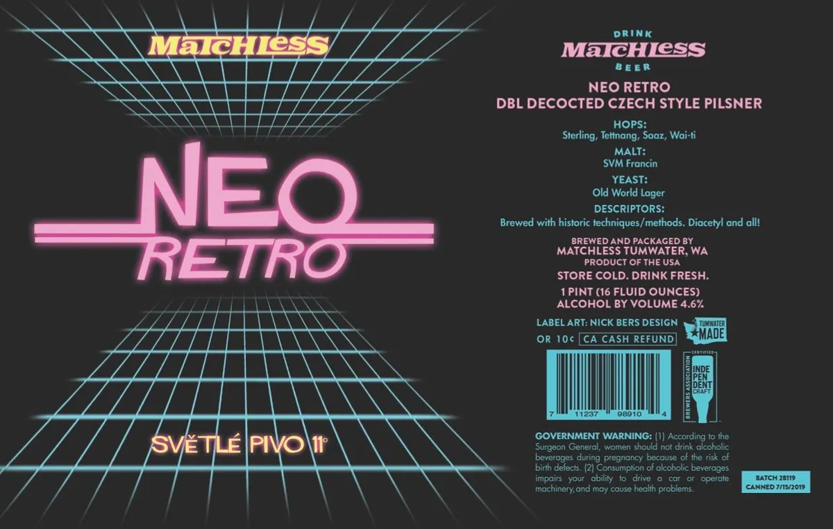 Neo Retro label