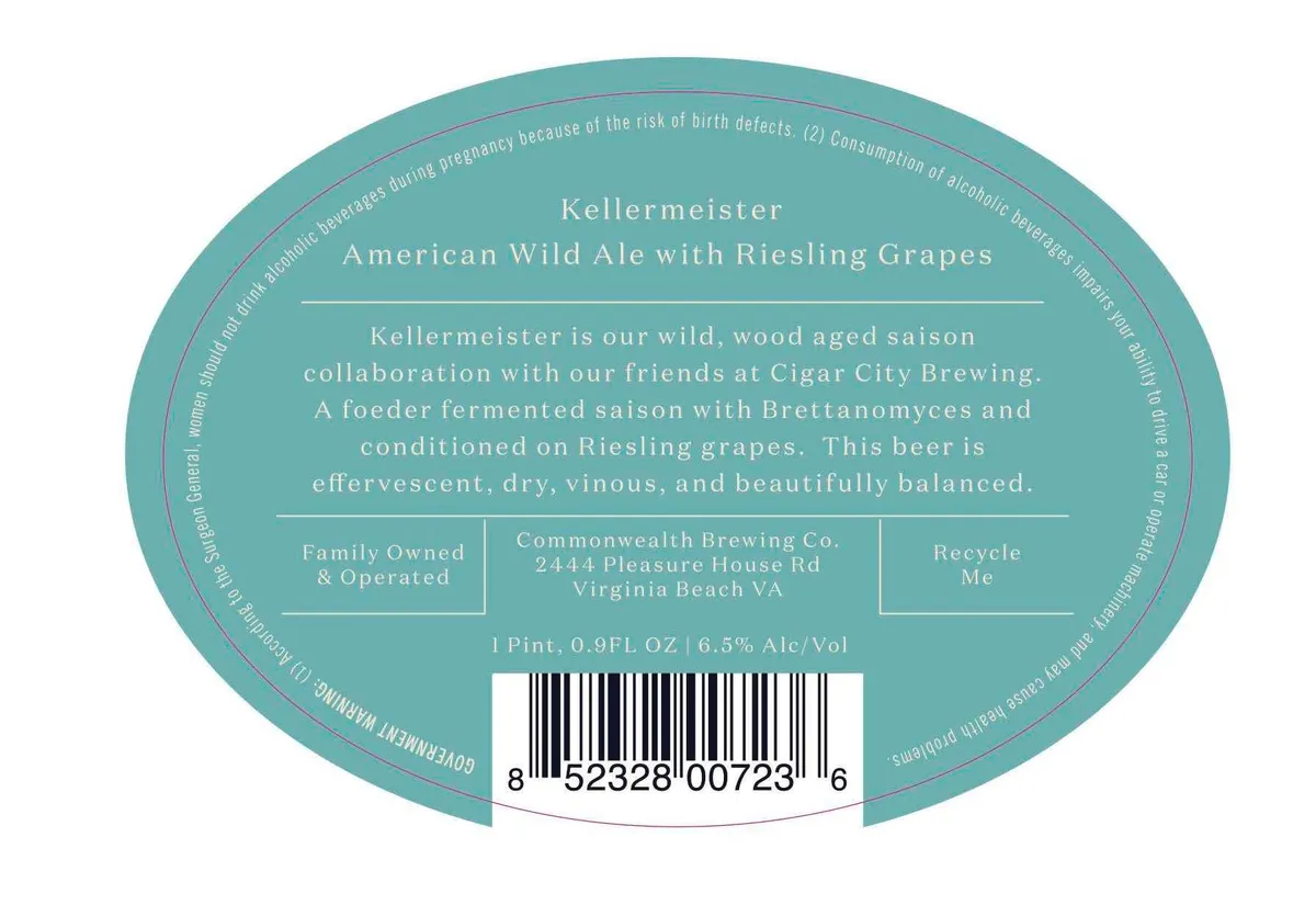 Kellermeister label