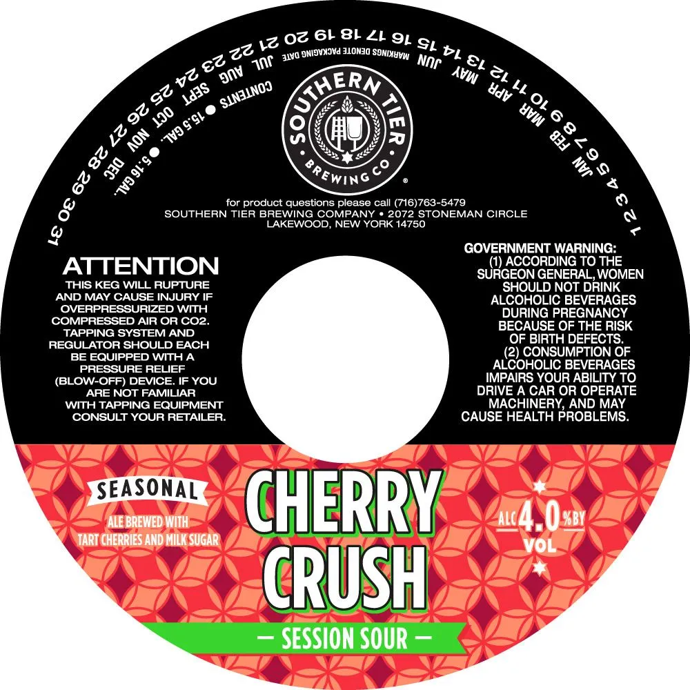 Cherry Crush label