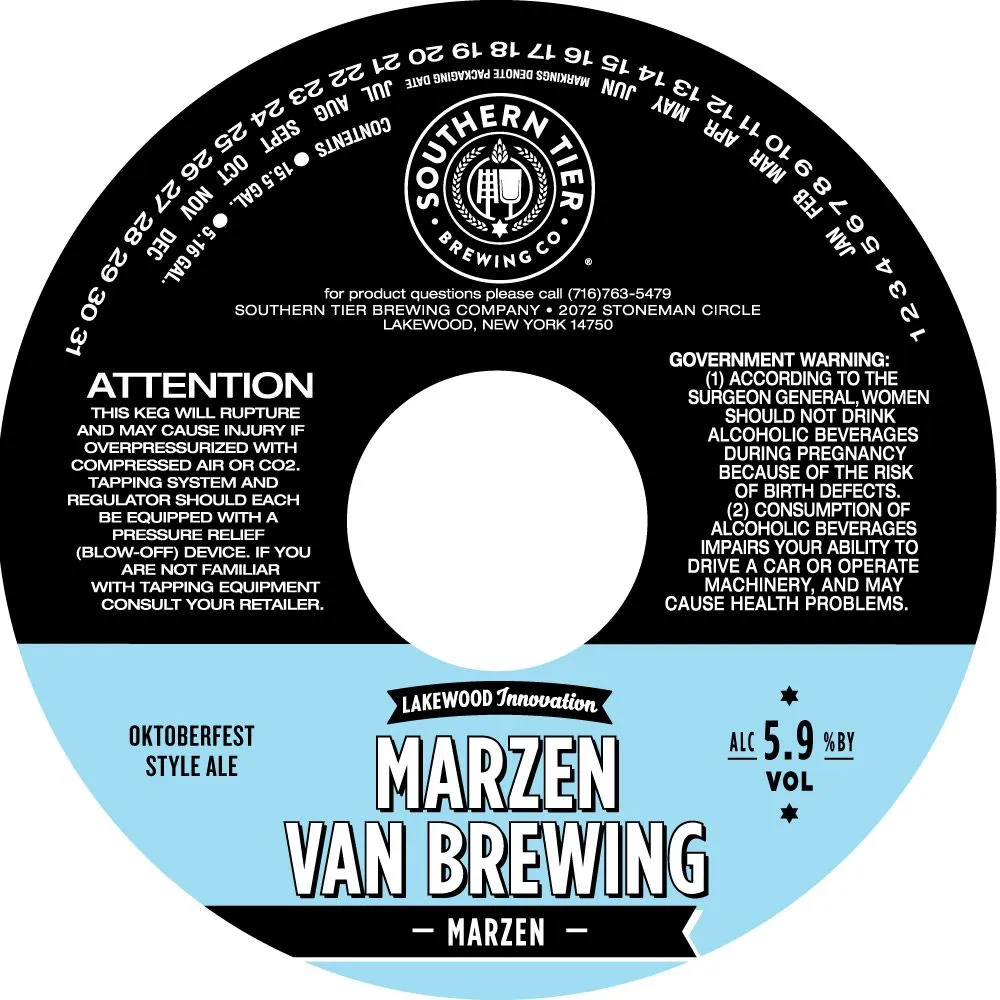 Marzen Van Brewing label
