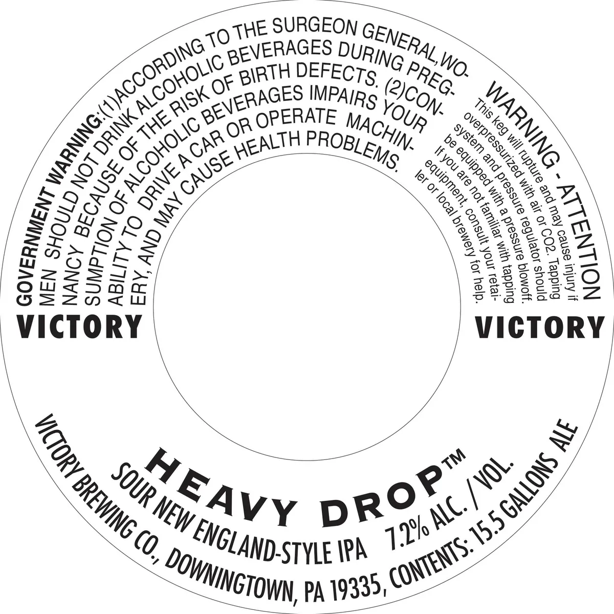 Heavy Drop label