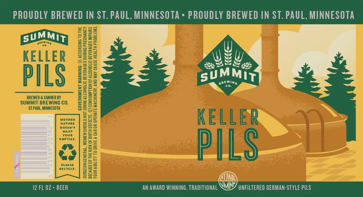 Keller Pils label
